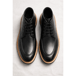 Sapato Masculino Oxford Esporte Fino Bota Couro Legitimo Preto