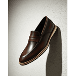 Sapato Social Masculino Confortável Macio Elegante Durável Esport Fino Oxford Mocassim Café