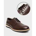 Sapato Social Masculino Confortável Macio Elegante Durável Oxford Esport Fino Couro Café