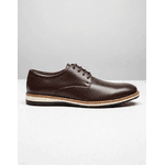 Sapato Social Masculino Confortável Macio Elegante Durável Oxford Esport Fino Couro Café