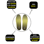 Palmilha meio número soft masculina espuma