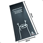 Colchonete Academia Fitness Espuma D80 - 95 X 40cm Cor Preto