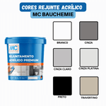 Rejunte Acrílico Premium (cores) PT 1KG - MC Bauchemie 