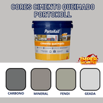 Cimento Queimado (Cores) - PortoKoll - Balde 5 kg 