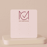 TAG PARA BIJUTERIAS BRINCOS 3 PARES DE FUROS PERSONALIZADO