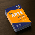 PANFLETOS PERSONALIZADOS 10 X 14cm - COUCHÊ 115gr Impressão Frente