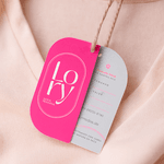 TAG ROUPA FOLHA PERSONALIZADO - Couché 300g Impressão Frente e Verso