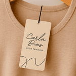 TAG ROUPA 4 CANTOS RED PERSONALIZADO - FRENTE/VERSO