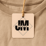 TAG ROUPA PERSONALIZADO - couche 300gr - Impressão Frente e Verso