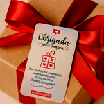 Cartão de Agradecimento - Personalizado - Frente