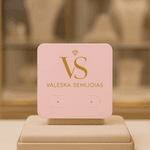 TAG PARA BIJUTERIAS BRINCOS 1 PAR DE FUROS PERSONALIZADOS 