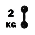 Halter Emborrachado 2Kg - Infinity Fitness 