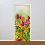 Adesivo para Porta - Florais Tulipa