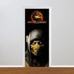 Adesivo para Porta - Mortal Kombat