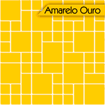 Pastilhas Resinadas Mosaico - Cor Amarelo Ouro