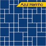 Pastilhas Resinadas Mosaico - Cor Azul Marinho