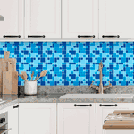 Pastilhas Resinadas - Variada Mosaico Azul