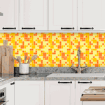 Pastilhas Resinadas - Variada Mosaico Amarelo e Laranja