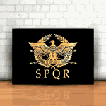 Placa Decorativa - O Senado e o Povo Romano