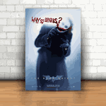 Placa Decorativa - Why So Serious?