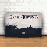 Placa Decorativa - Game of Thrones Jon Snow