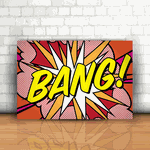 Placa Decorativa - Bang!