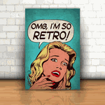 Placa Decorativa - Sou Retrô