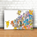 Placa Decorativa - Pokémon Pikachu Lider