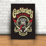 Placa Decorativa - Gasmonkey Garage