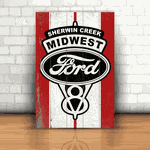 Placa Decorativa - Midwest Ford