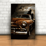 Placa Decorativa - Carro Vintage