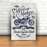 Placa Decorativa - Moto Club