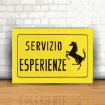 Placa Decorativa - Servizio Esperienze