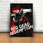 Placa Decorativa - Red Dead Redemption 