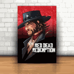 Placa Decorativa - Red Dead Redemption 2 Mod. 04