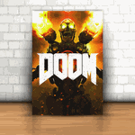 Placa Decorativa - Doom mod 01