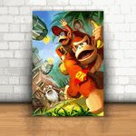 Placa Decorativa - Donkey Kong mod 02