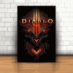 Placa Decorativa - Diablo 3 mod 01