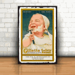 Placa Decorativa - Gillette mod 02