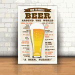 Placa Decorativa - Cerveja Redor do Mundo