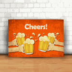 Placa Decorativa - Cheers (Brinde)