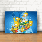 Placa Decorativa - Os Simpsons Mod. 03