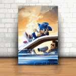 Placa Decorativa - Sonic Mod. 05