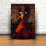 Placa Decorativa - Deadpool Mod. 09