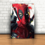 Placa Decorativa - Deadpool Mod. 10