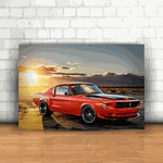 Placa Decorativa - Mustang 1968