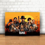 Placa Decorativa - Red Dead Redemption 2 Mod. 02