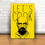 Placa Decorativa - Let's Cook