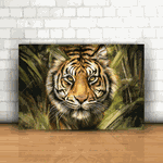 Placa Decorativa - Tigre Pintura