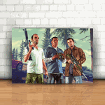 Placa Decorativa - GTA Franklin, Trevor e Michael